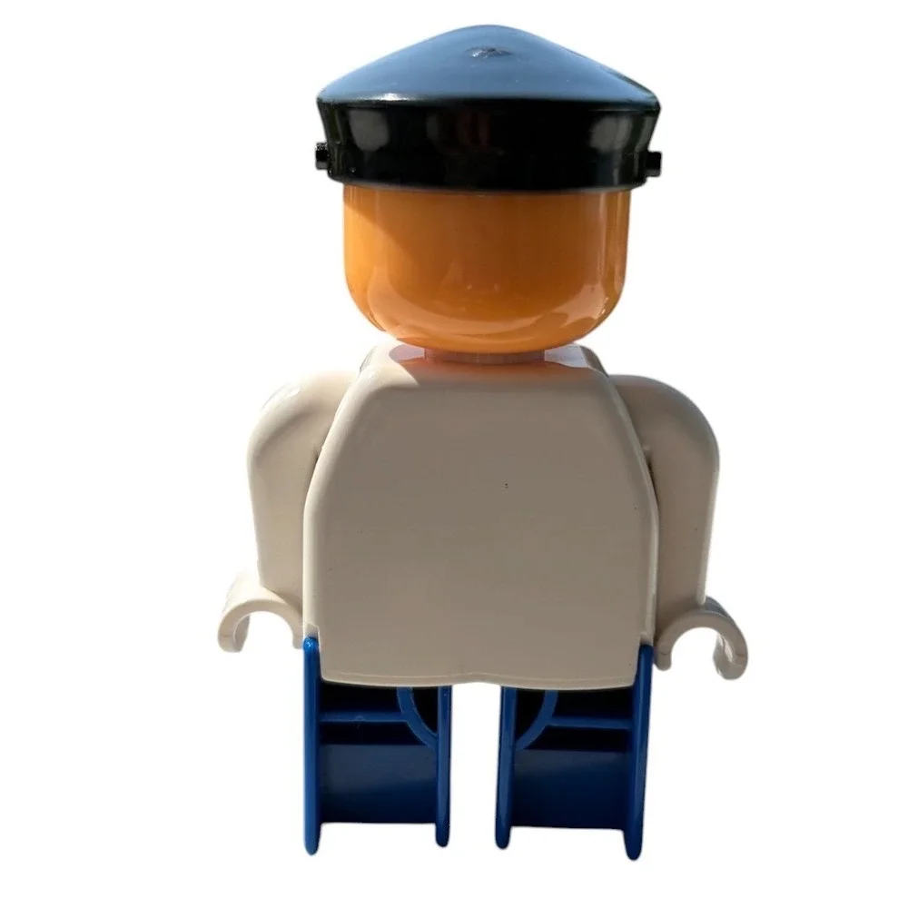 Vintage 90s Duplo Lego Character Town Community Police Officer Figure 2.5 Inch